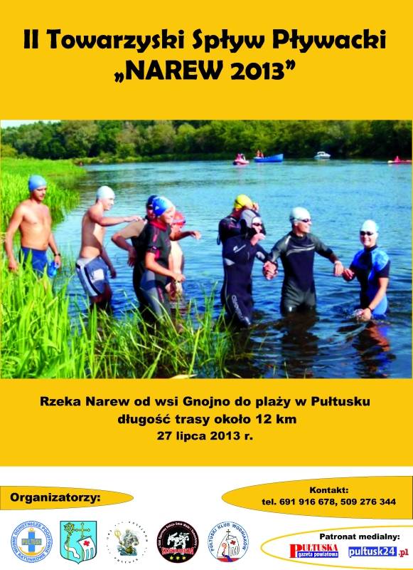 II Towarzyski Spływ Pływacki „Narew 2013”