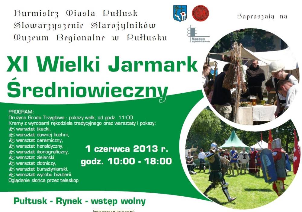 Już jutro Jarmark Średniowieczny