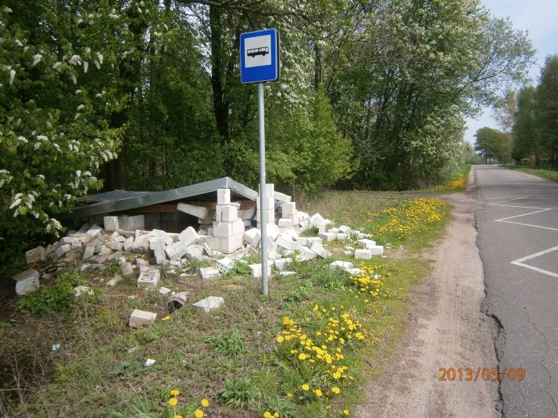 Przystanki – ofiary wandali