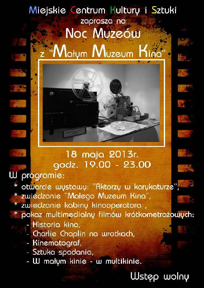 Małe Muzeum Kina zaprasza