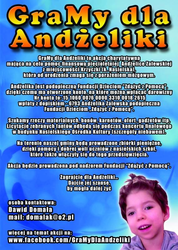 Zagrają dla Andżeliki