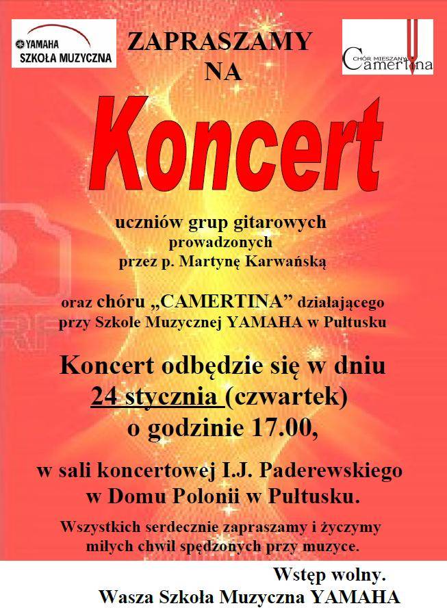 Zaproszenie na koncert