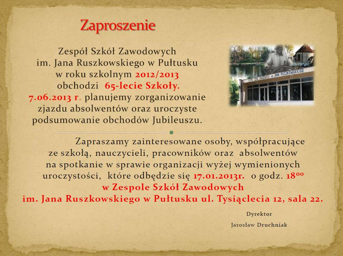 Zaproszenie