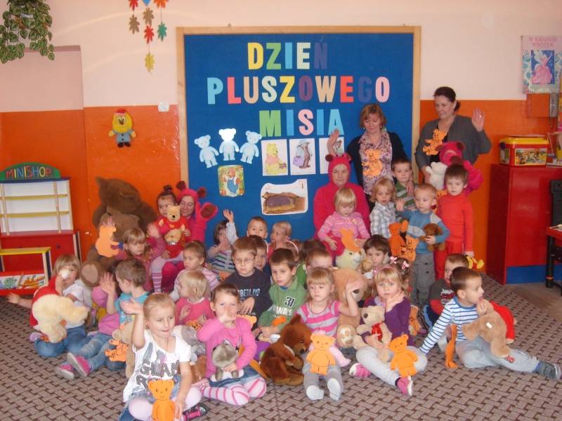 Wszystkie dzieci kochają swoje misie