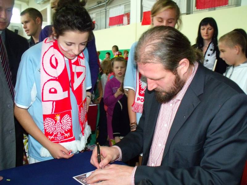 Powitanie złotego medalisty