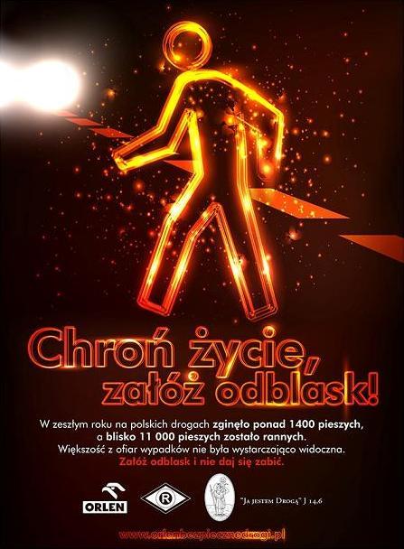„Chroń życie, załóż odblask!” 
