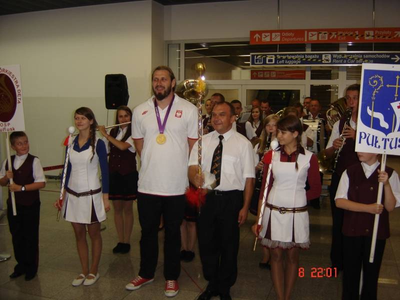 Jak pułtuska orkiestra witała Tomasza Majewskiego - fotorelacja