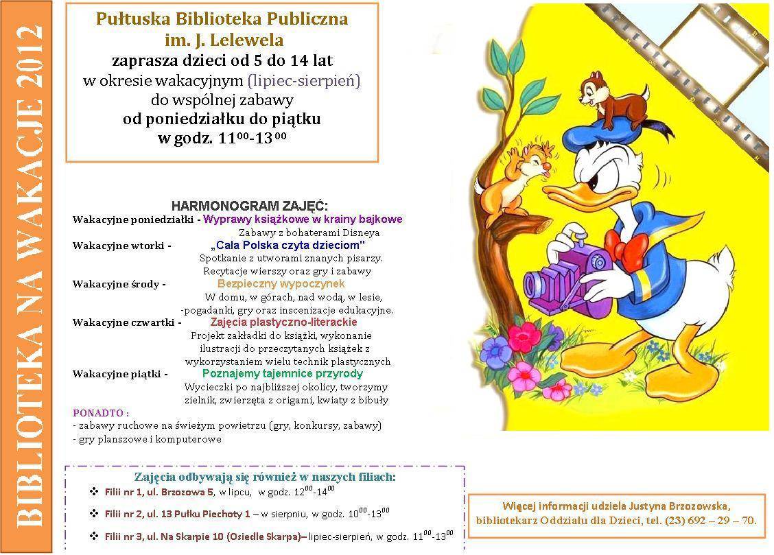 Wakacje z biblioteką