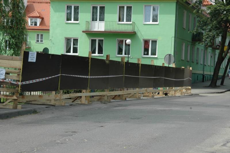 Remont na moście Benedyktyńskim