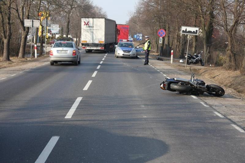 Śmiertelny wypadek motocyklistki