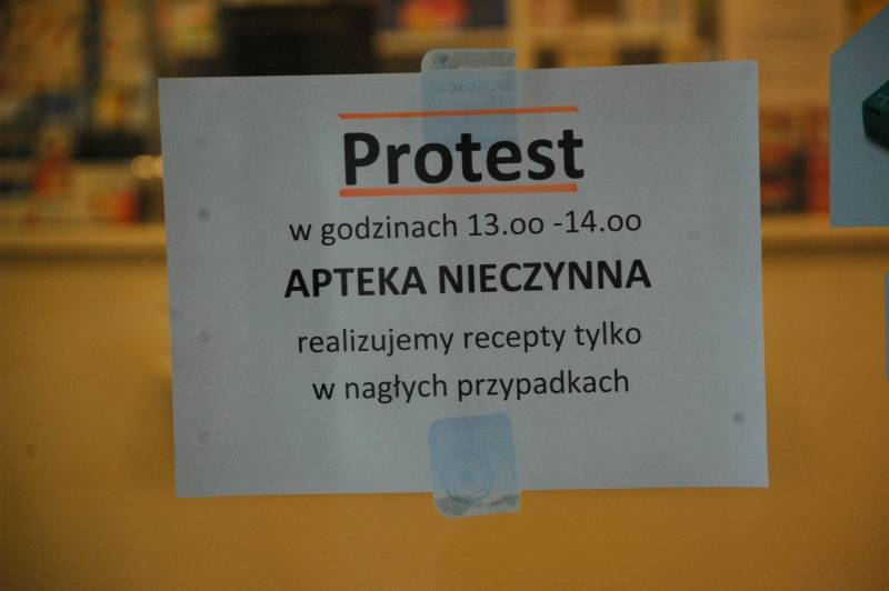Pułtuskie apteki też strajkują
