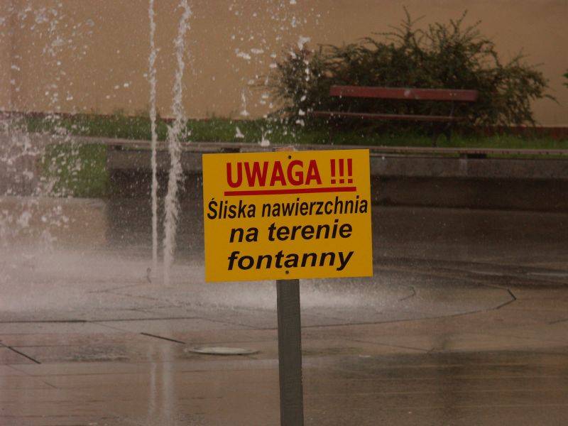 Uwaga, ślisko!