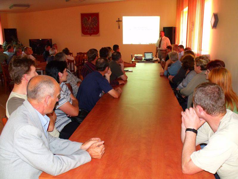 Zebranie w sprawie budowy oczyszczalni