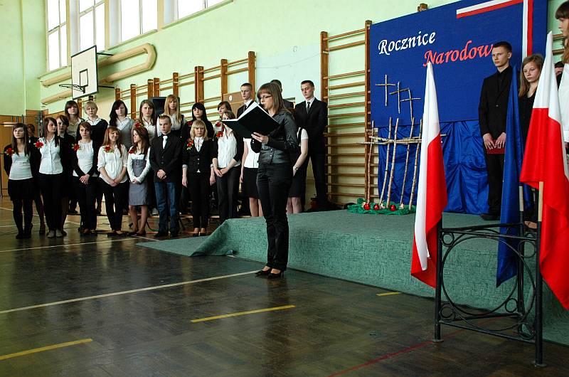 Lekcja patriotyzmu w ZSZ im. J. Ruszkowskiego