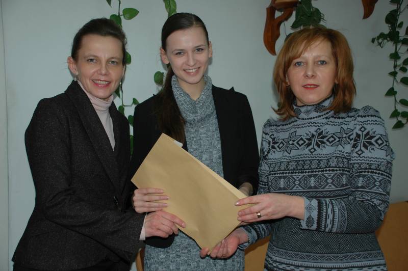 Justyna przekazała pieniądze