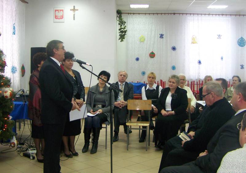 Spotkanie opłatkowe OPS w Obrytem