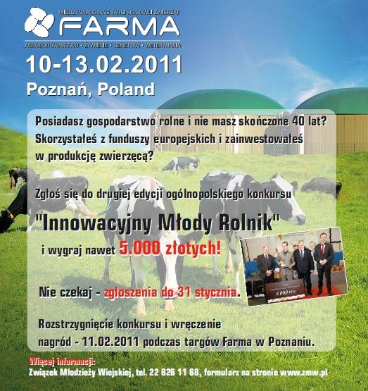 Konkurs dla młodych rolników