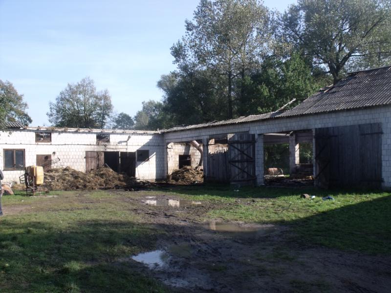Spłonęła stodoła