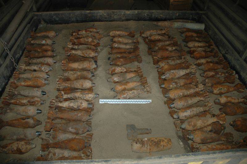 Znalazł 104 bomby
