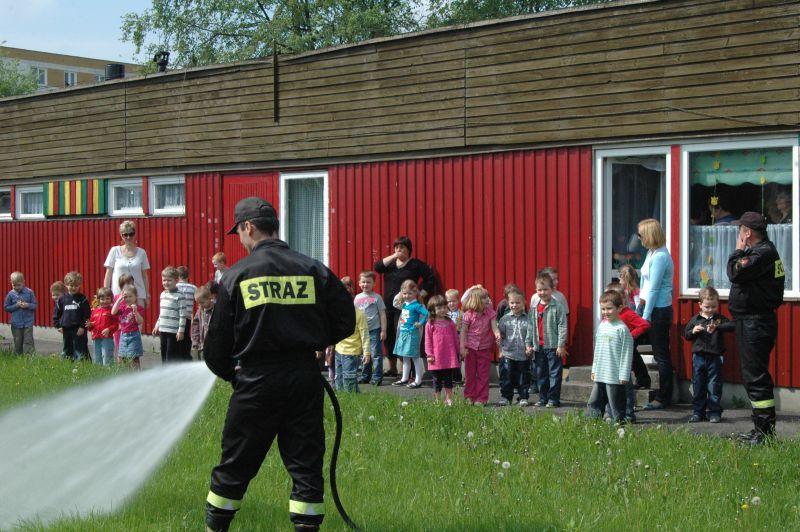 Strażacy u przedszkolaków