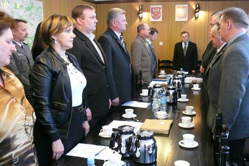 Minuta ciszy na sesji Rady Powiatu