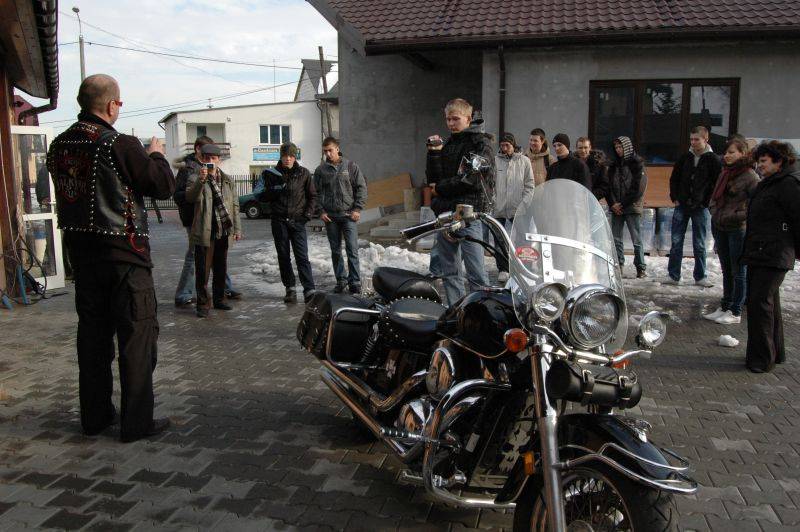 Z wizytą u motocyklisty