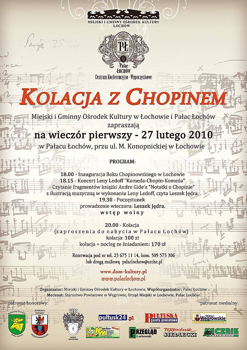 Kolacja z Chopinem