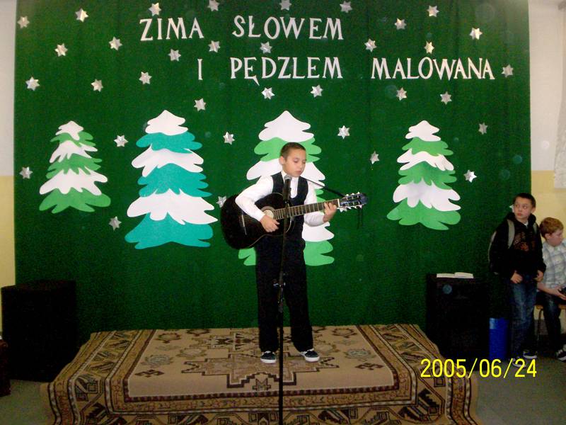 ,,Zima pędzlem i słowem malowana”