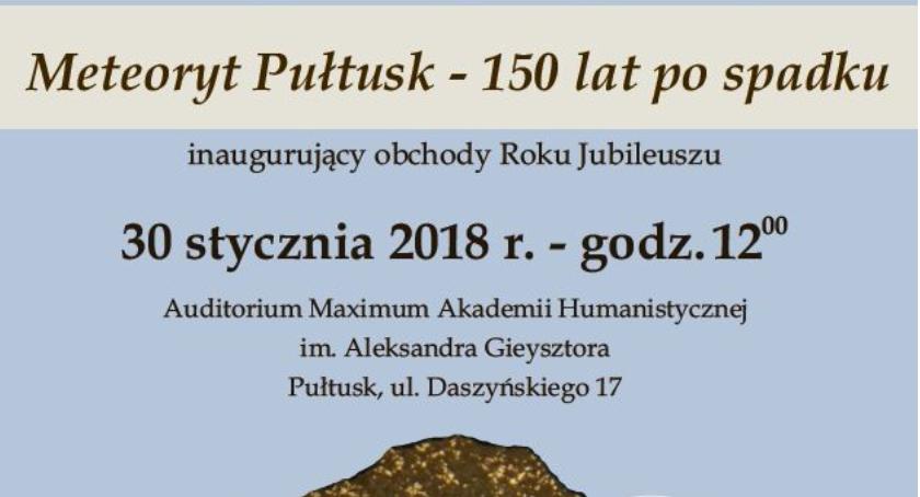 Meteoryt Pułtusk - 150 lat po upadku