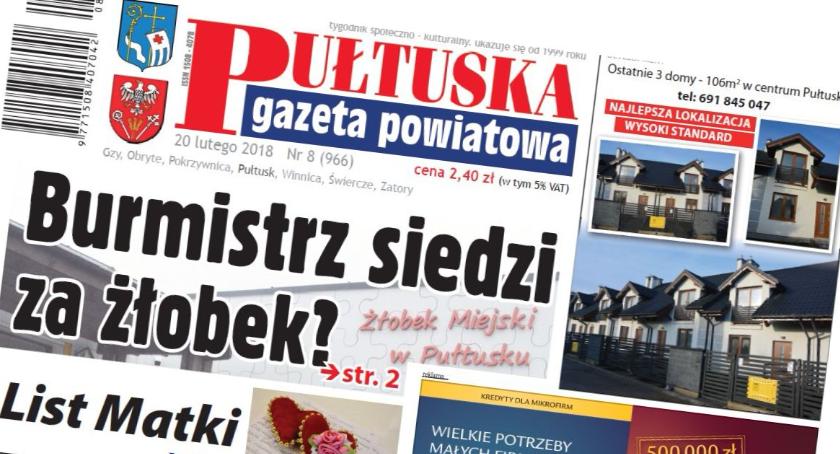 W 8 numerze Pułtuskiej Gazety Powiatowej