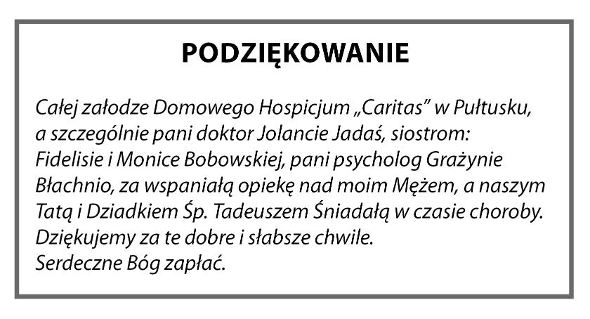 Podziękowanie