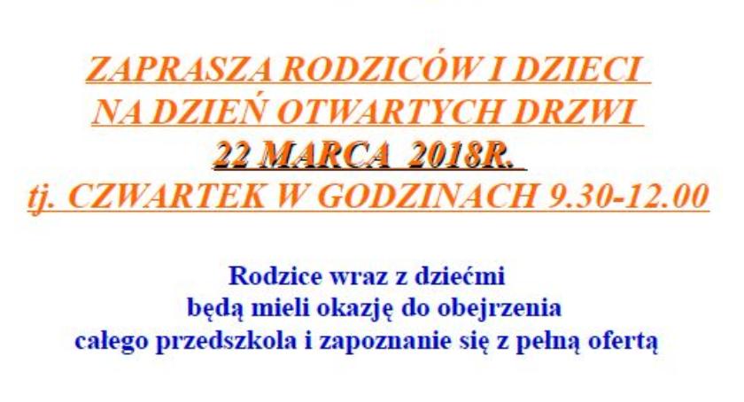 Dzień otwarty z Miejskim Przedszkolu nr 4