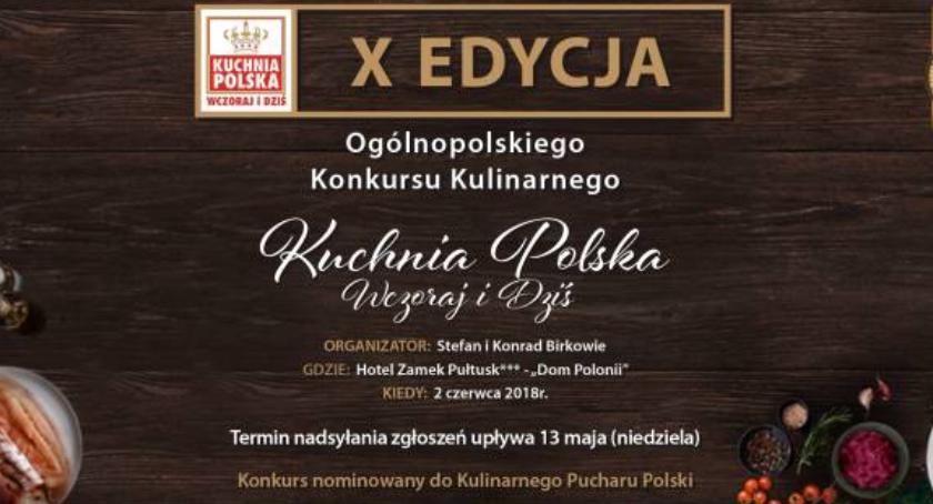 „Kuchnia Polska Wczoraj i Dziś” wraca do Pułtuska