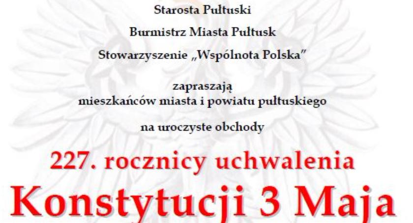 227. rocznica Uchwalenia Konstytucji 3 Maja