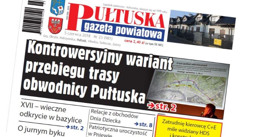 W 23 numerze Pułtuskiej Gazety Powiatowej
