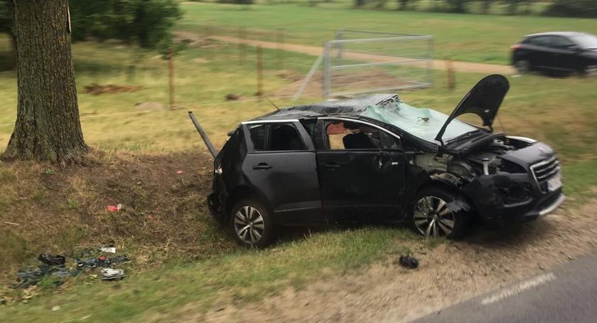Wypadek w Strzyżach