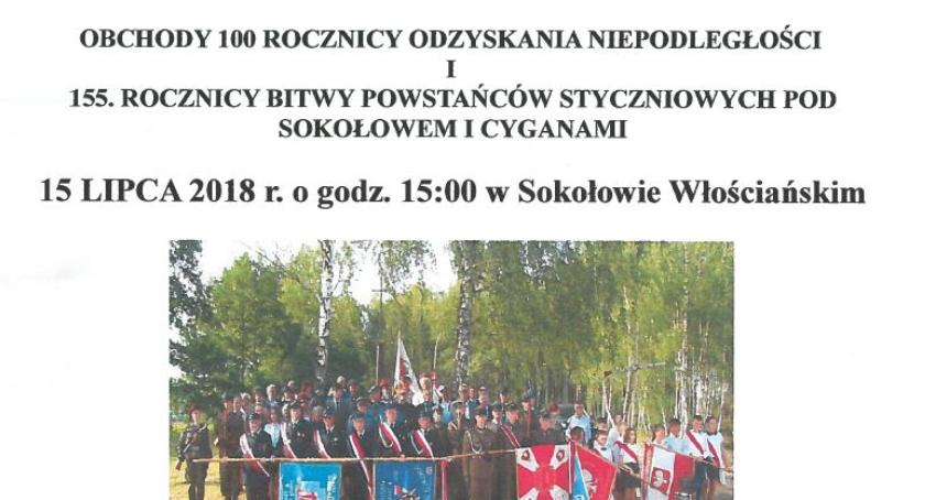 Zaproszenie na uroczystość w Sokołowie Włościańskim