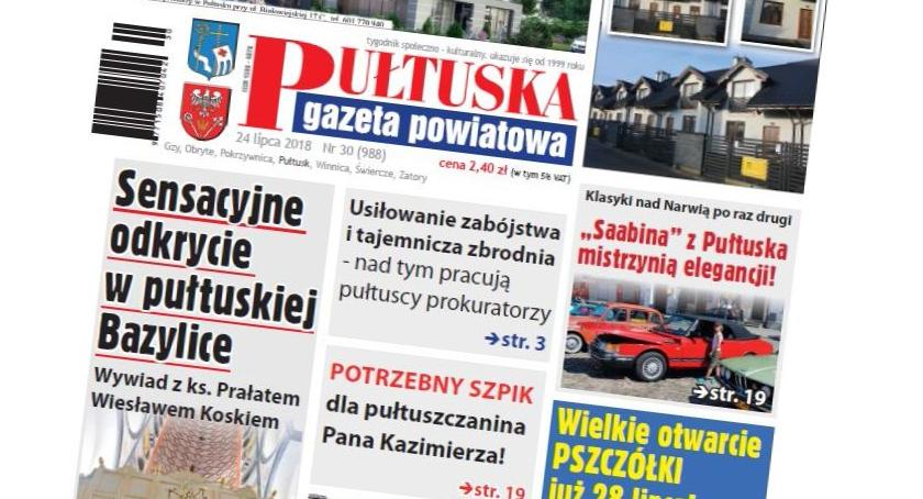 W 30 numerze Pułtuskiej Gazety Powiatowej