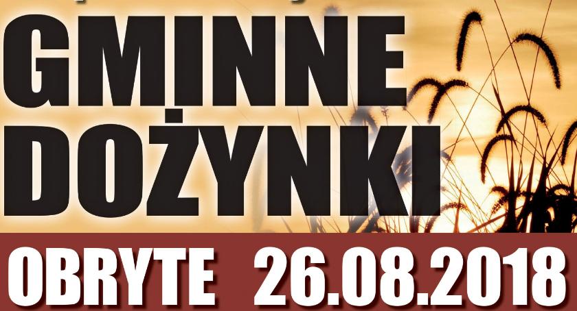 Gminne dożynki w Obrytem - ZAPROSZENIE
