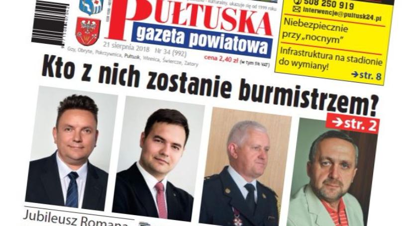 W 34 numerze Pułtuskiej Gazety Powiatowej