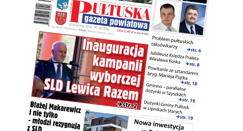 W 38 numerze Pułtuskiej Gazety Powiatowej