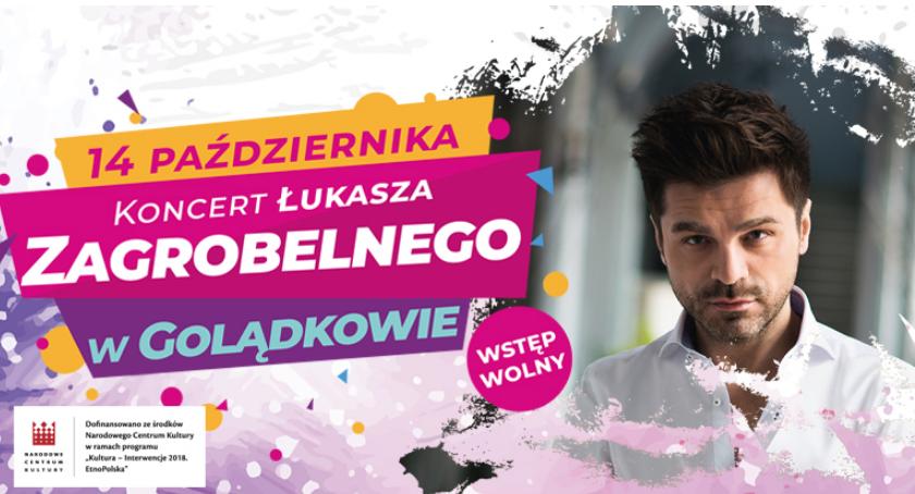 Koncert Łukasza Zagrobelnego w Golądkowie
