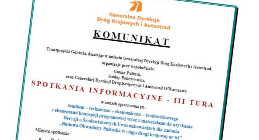 Spotkania informacyjne w sprawie obwodnicy - III tura