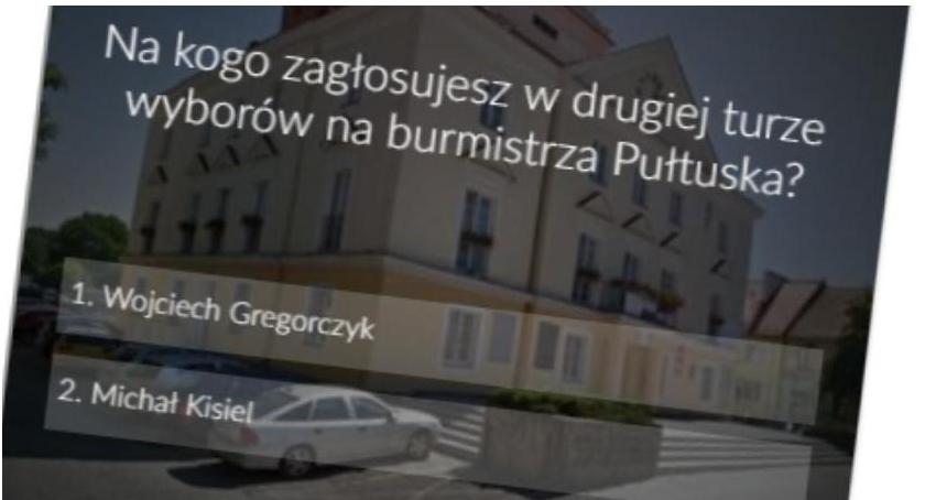 Wojciech Gregorczyk czy Michał Kisiel? - wyniki sondy internetowej