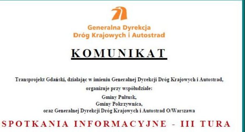 III tura spotkań informacyjnych w sprawie obwodnicy już dziś