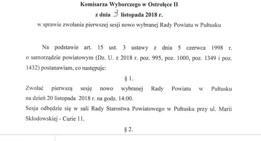 W przyszłym tygodniu pierwsze sesje we wszystkich gminach