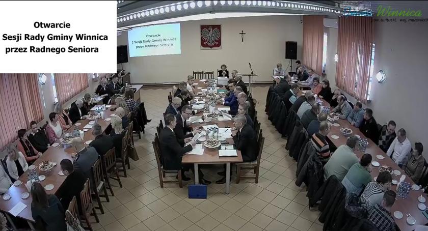 I Sesja Rady Gminy Winnica – transmisja na żywo