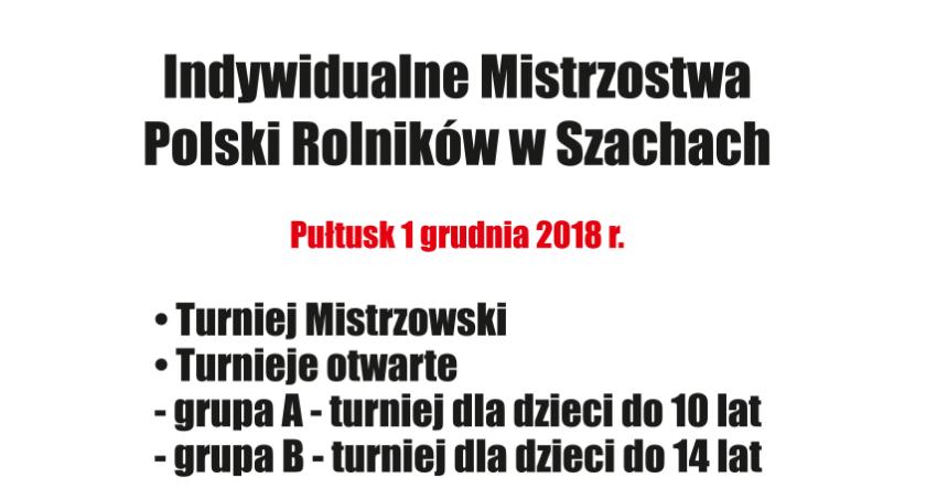 Mistrzostwa Polski w szachach już w sobotę