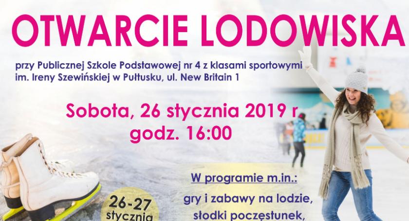 Otwarcie lodowiska już w sobotę!