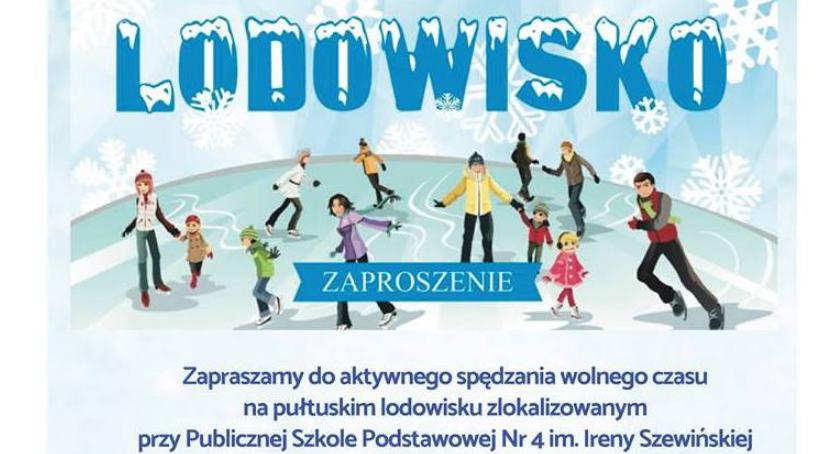 Zachęcamy do korzystania z miejskiego lodowiska